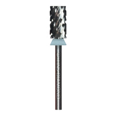 HNS DIAMOND NAIL DRILL BITS 3/32" LARGE BARREL CROSS CUT (SILVER)