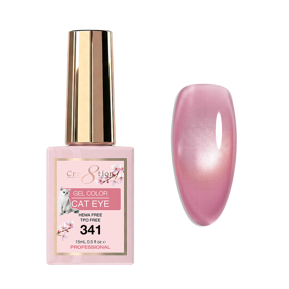 Cre8tion Cat Eye Soak Off Gel 0.5oz 341