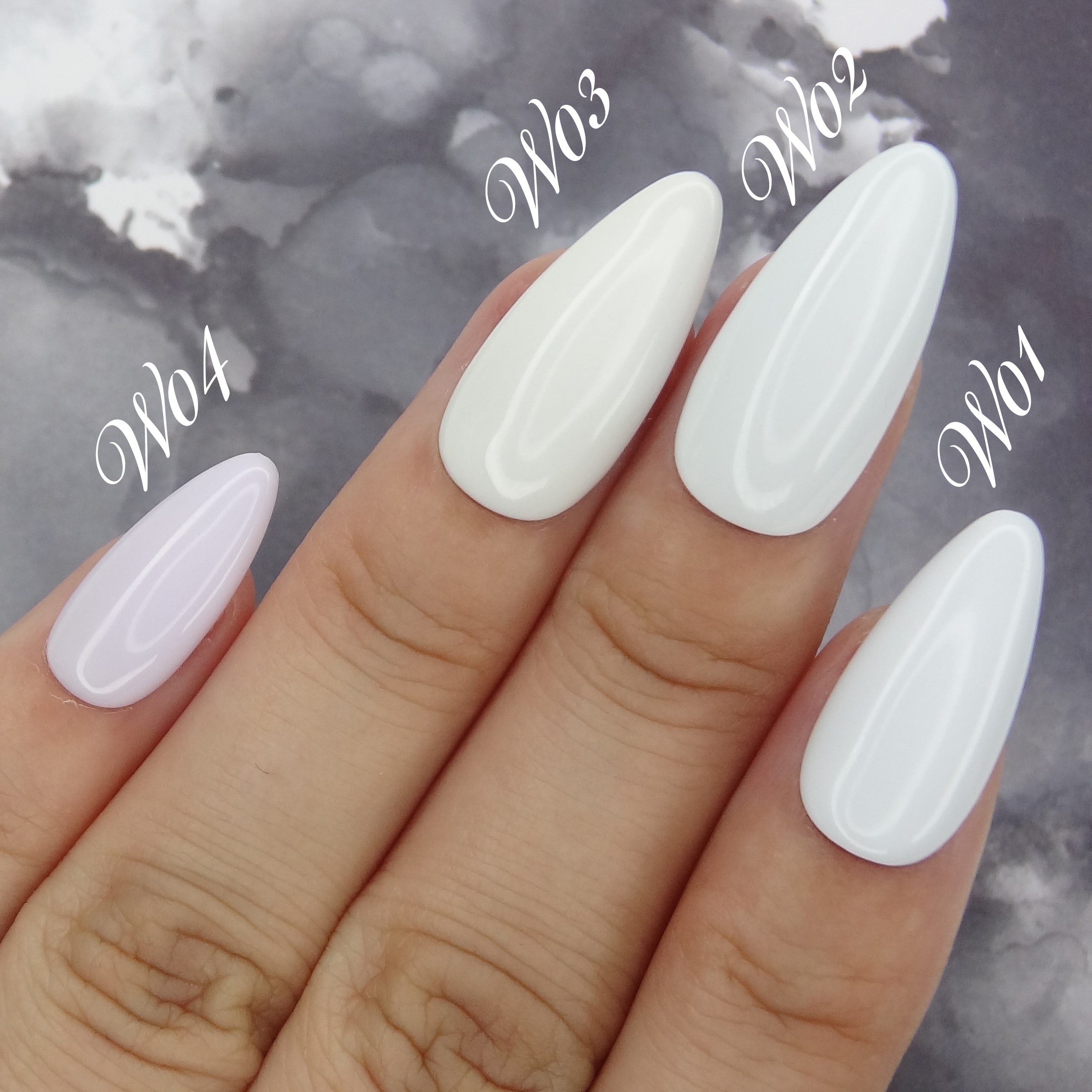 Cre8tion Gel - French Collection 0.5oz - W03 Ice White