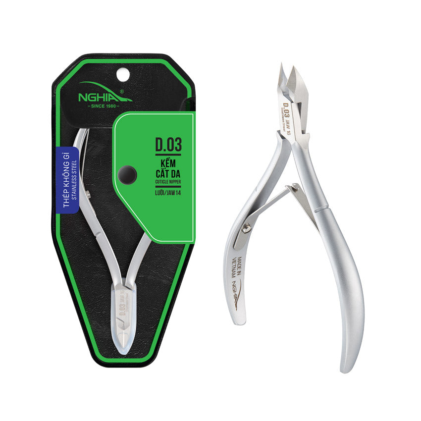 NGHIA EXPORT Cuticle Scissors - KD-715 (Stainless Steel)