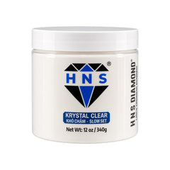 HNS DIAMOND KRYSTAL CLEAR KHO CHAM  NAIL POWDER 12 OZ