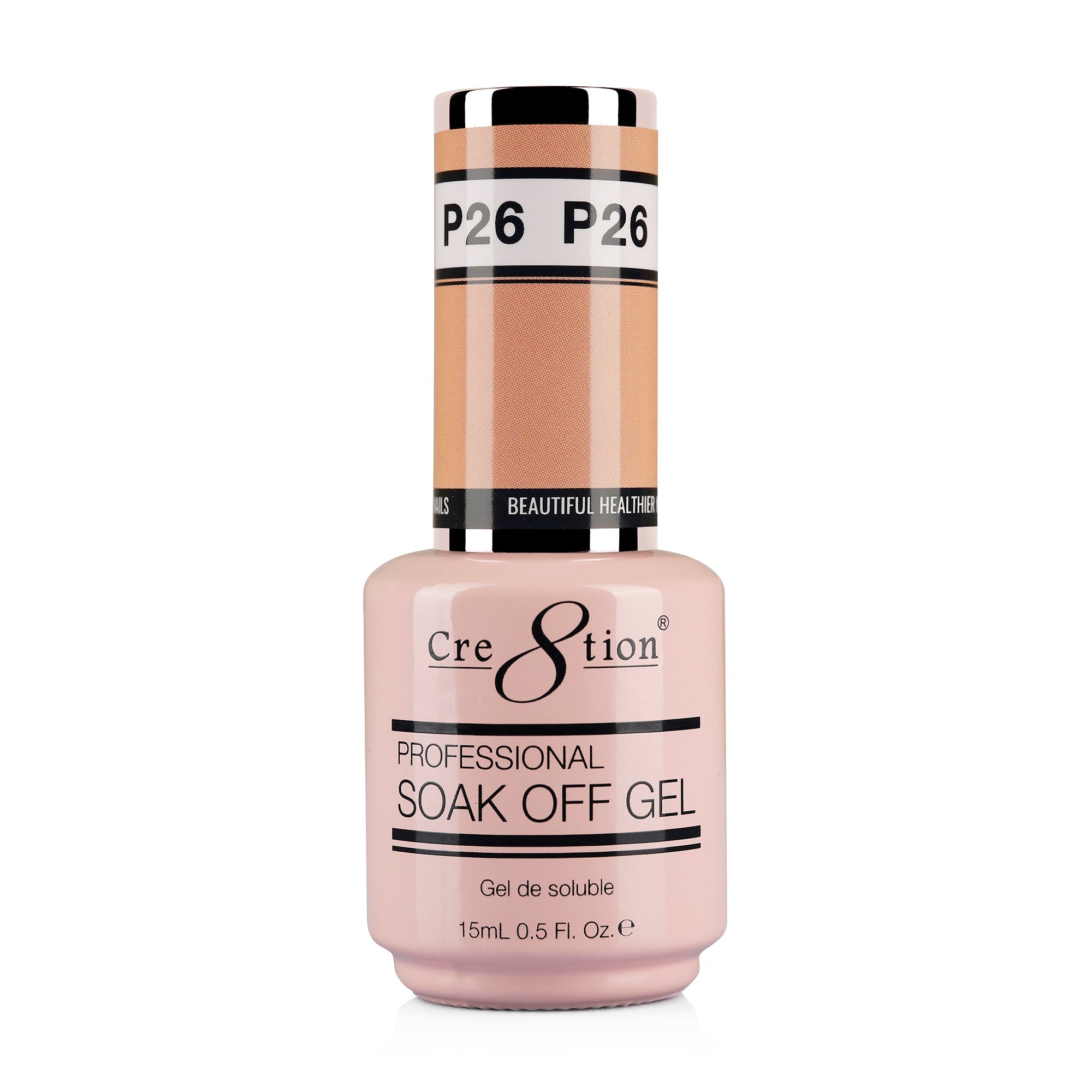 Cre8tion Gel - French Collection 0.5oz - P26 Pink